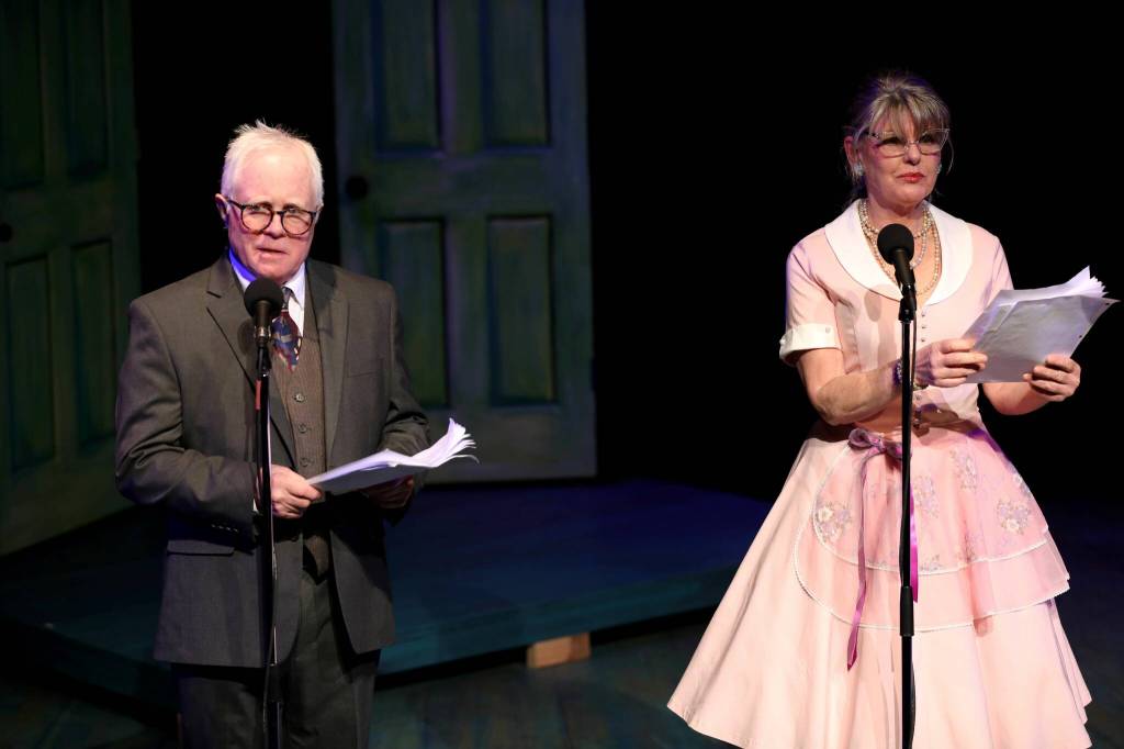 (Photo by Whidbey Island Center for the Arts)
The two stars of the show, Jim Scullin and Suzi Dixon play married couple Henry and Karen Flemming.