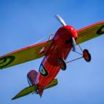 (Photo by David Welton)
The Red Devil in action, before being rebuilt by Jim Cowperthwaite.