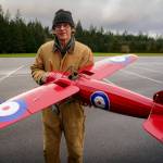 (Photo by David Welton)
Jim Cowperthwaite with the rebuilt Red Devil earlier this month.