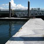 (Photo provided)
The former passenger-only ferry dock in Clinton, before it was removed.