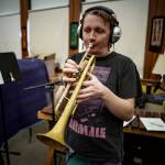 (Photo by David Welton)
Caden Davis grew up in Coeur dAlene where he learned marimba in elementary school. Now a graduate student at Western Washington University, he teaches about the keyboard, culture and significance of the Zimbabwean music at Rubatano Center.