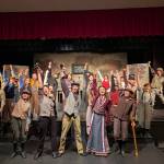 (Photo by Jenica Deer-Cerda)
The entire cast of the Whidbey Childrens Theatres Newsies, Jr. rise up and fight for their rights.