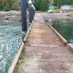 (Photo provided)
Old and battered boarding floats at Possession Beach Waterfront Park in Clinton are due for a replacement.