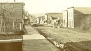 A photo from Island County Historical Museum shows Front Street in Coupeville in 1890. Many of the buildings remain today.