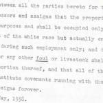 A screenshot of a deed record signed in 1938.
