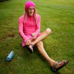 Photo by David Welton
Willow Dolde runs barefoot or with minimal sandals.