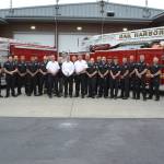 The Oak Harbor Fire Department in a photo taken in last summer. (Photo provided by Angela Braunstein)