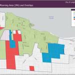 This City of Langley map shows the boundaries of the newly relocated Potential Growth Area, in blue.