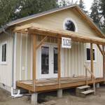(Photo by Kira Erickson/South Whidbey Record)
Exterior work on this affordable home in Upper Langley was recently completed.