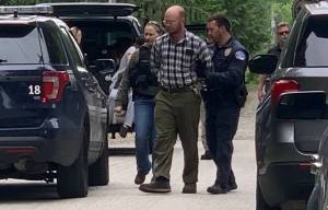 Oak Harbor Police Department photo
Officers arrested Tyler Dinsmoor at his home Friday morning.