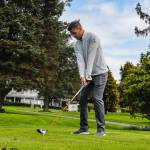 (Photo by Luisa Loi)
Dave Phay, 44, has been playing golf since he was a junior at Oak Harbor High School. Now, his two eldest daughters play in the schools golf team.
