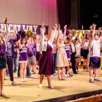 Photo by Luisa Loi
The cast of High School Musical performs the show's most iconic song, "We're All in This Together."