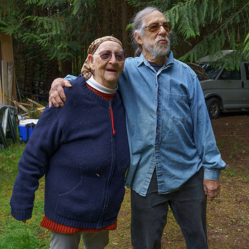 Marianne Edain and partner Steve Erickson appreciate the work.