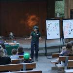 (Photo provided)
Akiko Nakagawa holds a demonstration at Deception Pass State Park.
