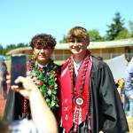 Dane Hadsall and Matthew Ward get their photos taken. (Photo by Jackie Saia)