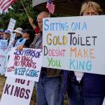 Many signs addressed monarchs.