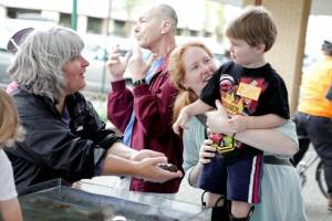 Photo provided
A child reacts to seeing a sea creature