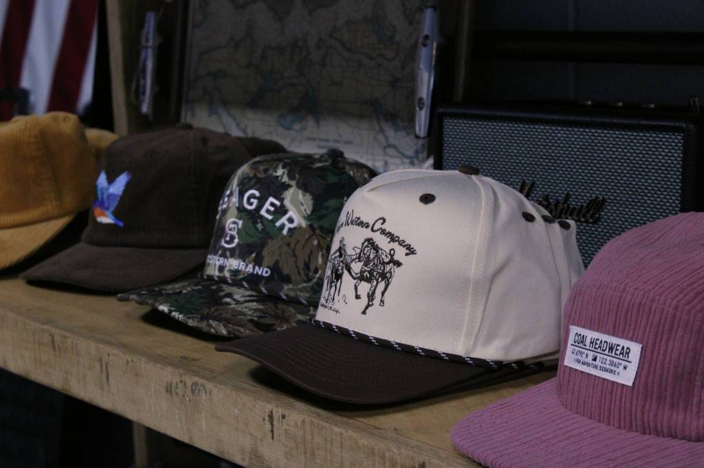 Photo by Allyson Ballard
Colorful hats for sale at Camp Kid.