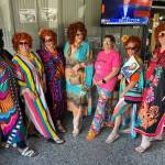 A Facebook photo featuring women dressed as Helen Roper for their local Roper Romp.