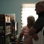 Larsen and Wieman tour the Help House (Photo by Allyson Ballard)