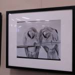 Tessa Meyers work on display (Photo by Allyson Ballard)