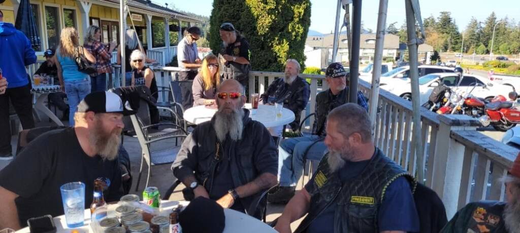 Bikers schmooze at a past Chauns event (Photo provided)