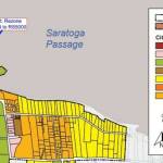 (Photo provided) This portion of a City of Langley zoning map shows where the rezoning request is located.