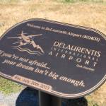 A plaque featuring a quote from DeLaurentis film (Photo by Allyson Ballard).