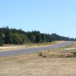 The recently renovated runway at DeLaurentis International Airport (Photo by Allyson Ballard).