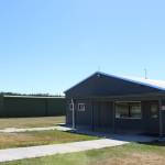 Two buildings on the airport property one including a pilots lounge that have been recently renovated (Photo by Allyson Ballard).