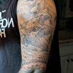 (Photo provided) IT specialist Justin Tremains ship tattoo.