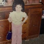 (Photo provided) Benson at three years old, dressed up like her Grandma Sauer.