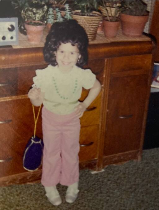 (Photo provided) Benson at three years old, dressed up like her Grandma Sauer.