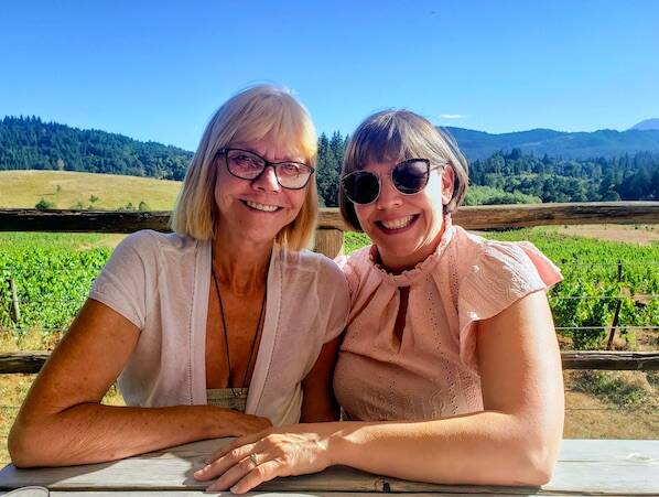 (Photo provided) Debra Parish, left, and her daughter Kristin Benson.