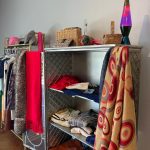 (Photo by Marina Blatt). The vintage shop contains nostalgic pieces like a lava lamp.