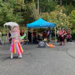 (Photo provided) The Mutiny Bay Brass Band plays for the Freeland Library Summer Festival.