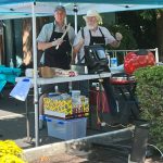 (Photo provided) No party is complete without hotdogs, and they were served piping hot at Clinton Librarys 25th anniversary.