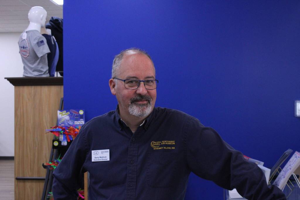 (Photo by Allyson Ballard) Executive Director Barry Meldrums arrival at the museum gives it the proper qualifications to loan items from the Navy and other organizations.