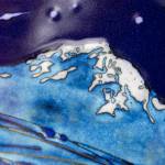 Details of a glaze depicting a mountain by StillFire Pottery. (Olivia Vanni / The Herald)