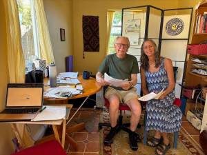 Photo by Kate Poss
Mark Wahl and Laurie Keith look back at the Whidbey movement that changed state policy.