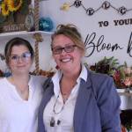 (Photo by Allyson Ballard) Blooms and Bites is the realization of a decade-long dream for Alison Swain, left, and Melissa Fritch.