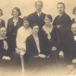 Photo provided
Anne Kjoniksen (far left, standing), Smiths grandma, poses for a family photo.