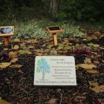 (Photo by Marina Blatt) A memorial garden was made for people who had an impact on the lodge and requested a spot.