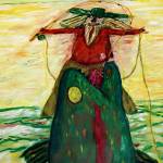 (Photo by David Welton)
This painting commemorates one of Gaylen Hansens smaller catches, as he likes to say.