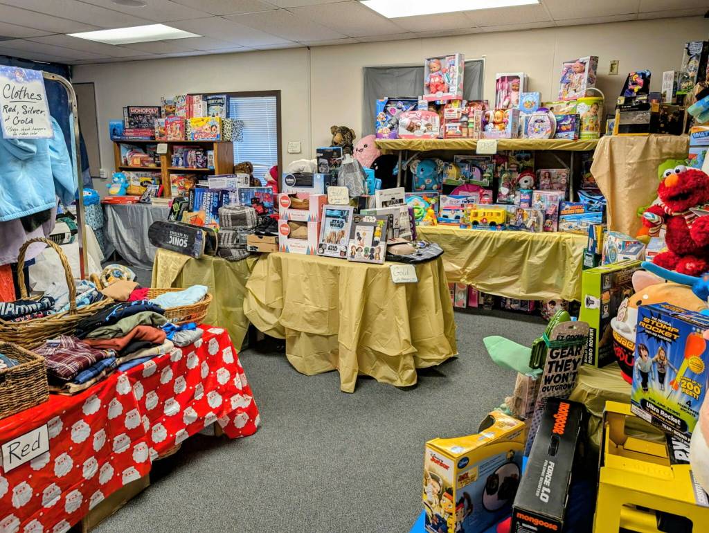 Photo provided. Mary Heck, a volunteer at Holiday House North, expects the organization will distribute gifts to over 1400 kids this holiday season.