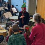 Photo provided. Executive Director Larry Heidel hopes the petting zoo will inspire curiosity about instruments in those who attend.