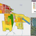 Photo provided. This map of the city of Langley shows the parcels on the south side of Edgecliff Drive that will be affected by the zoning change.