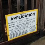 Photo by Allyson Ballard
Signage on the property outlines key elements of the proposal.