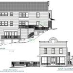 Concept drawing by Cascade Custom Homes and Design. Decks on the western side will be extended, as depicted here.