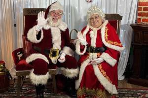 Photo provided
Guests can meet Santa and Mrs. Claus at the drive-ins Christmas Market.